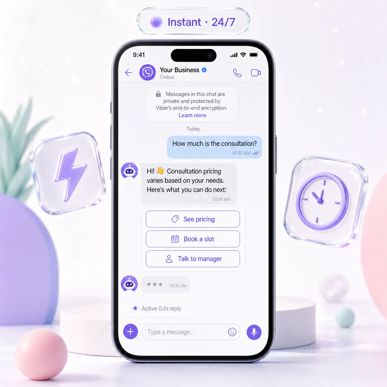 AI DMs with smart conversations and human handoff