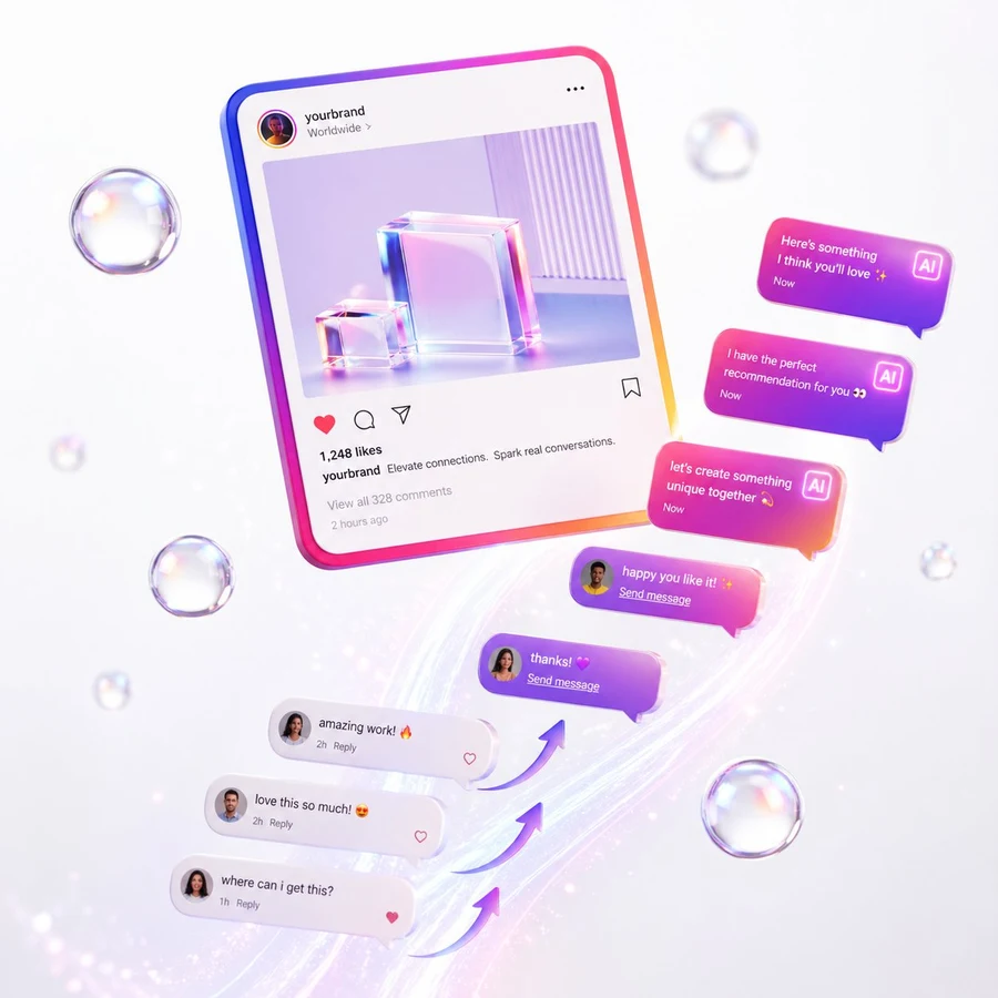 Instagram comments automatically converted into private DMs